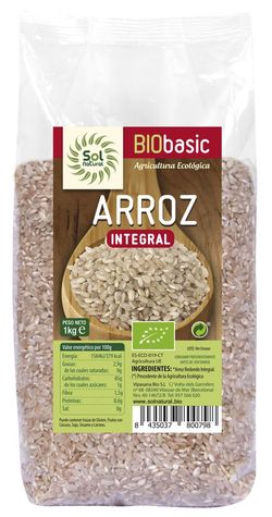 Arròs Rodó Integral Bio 1 Kg