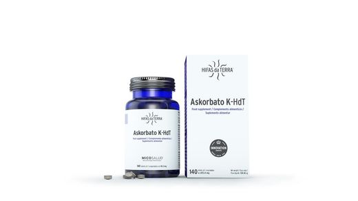 Askorbato K-Hdt Vitamina C 70 Comprimidos Hifas Da Terra