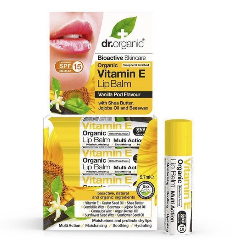 Balsamo Labial De Vitamina E Organica 5,7 Ml