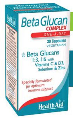 Beta Glucan Complex 30 Cápsulas Health Aid