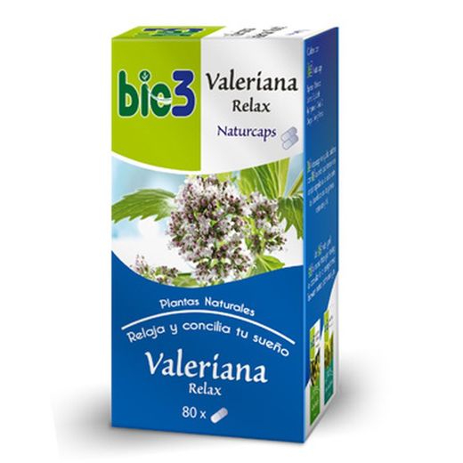 Bie3 Valeriana Naturcaps 500 Mg 80 Caps