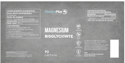 Bisglicinato Magnesio 90 Cápsulas Dietética Plus