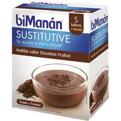 Bmn Bs Natillas De Chocolate  6 Sobres