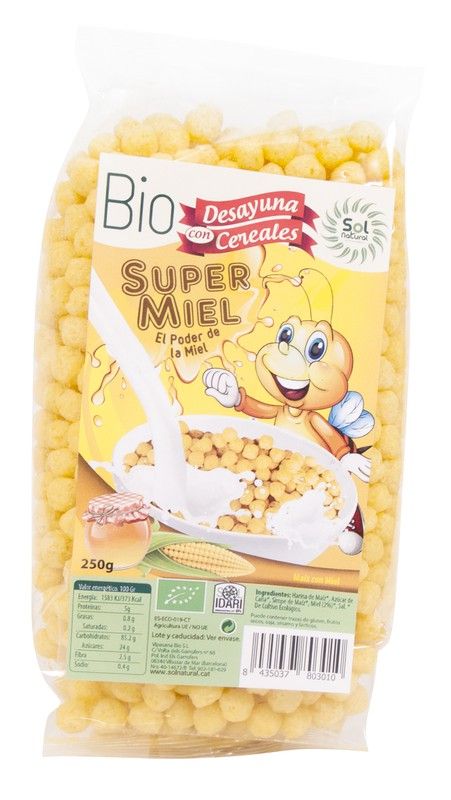 Bolitas De Maiz Super Miel Bio 250 G