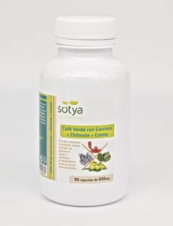 Cafe Verde + Garcinia 650mg  90cápsulas.