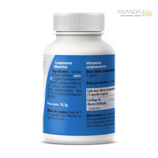 Cartilago de Tiburon 870mg GHF 90 Càpsules