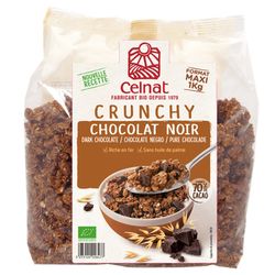 Crunchy Chocolate Negro Bio 500gr Celnat