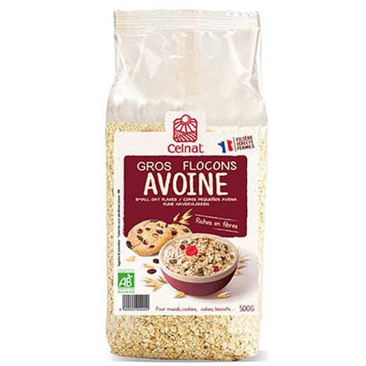 Copos De Avena Gruesos Bio 500gr Celnat