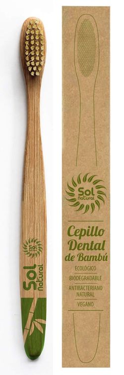 Cepillo De Bambu Adulto Cajita 1/U