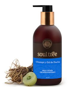 Champu Y Gel Amla, Vetivert & Neem 250 Ml
