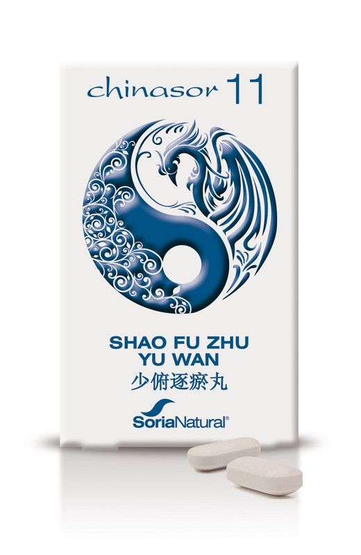 Chinasor 11 Shao Fu Zhu Yu Wan 30 Comprimidos Soria Natural