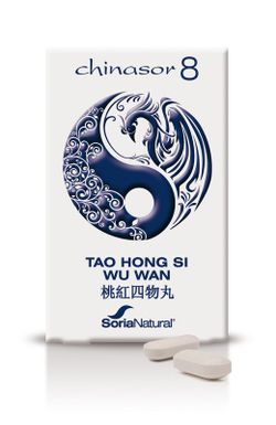 Chinasor 8 Tao Hong Si Wu Wan 30 Comprimidos Soria Natural