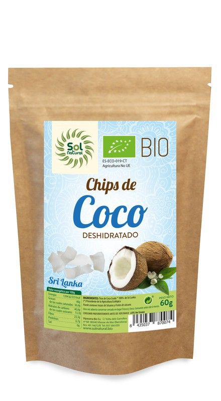 Chips De Coco Bio Sri Lanka 60 G