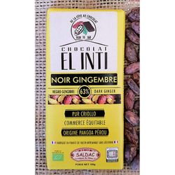 Chocolate Con Jengibre 63% 100 Gr