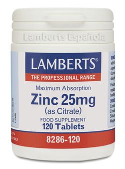 Citrato De Zinc 25 Mg 120 cápsulas