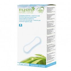 Compresas Anatomicas Masmi Natural Cotton 16u