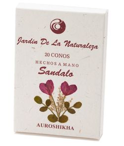 Conos Jardin Naturaleza Fragancia Sandalo