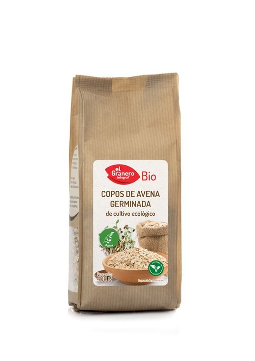 Copos Avena Germinada Bio 400 Gr
