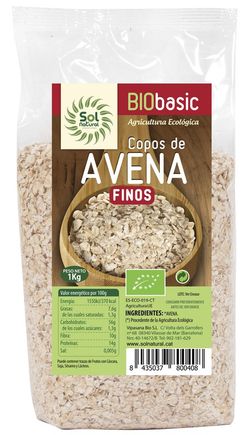 Copos De Avena Finos Familiar Bio 1 Kg