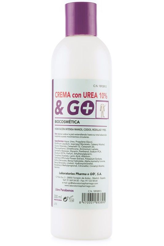 Crema De Urea 10% & Go 300 Ml.