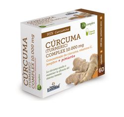 Curcuma 10.000 Mg Jengibre + Pimienta + C  60 Vcap