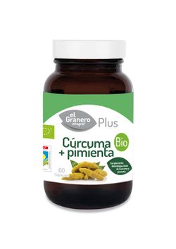 Curcuma + Pimienta Bio 440 Mg 60 cápsulas