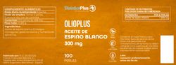 Olioplus Oli Espí Blanc 300mg 100 Perles Dietètica Plus