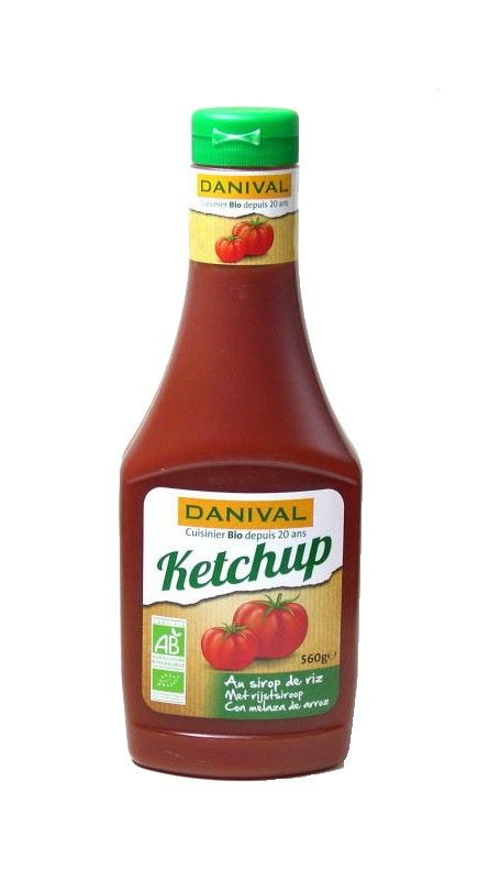 Danival Ketxup S/Suc 560gr Bio S/G