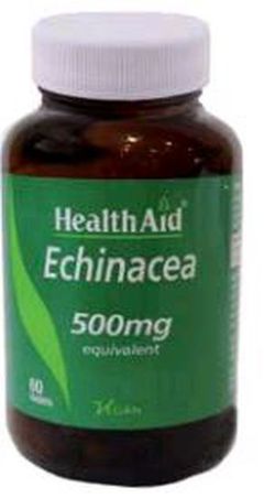 Equinacea (Echinacea Purpurea) 500mg 60 Comprimidos Health Aid