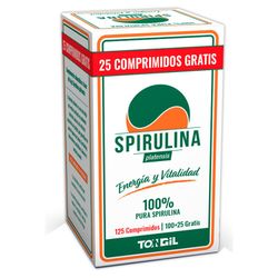 Espirulina 100 + 25 Comprimidos