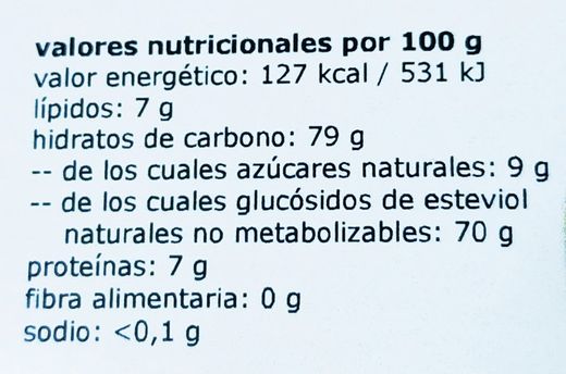 Estevia Instant Ecológico 100gr Pamies Vitae