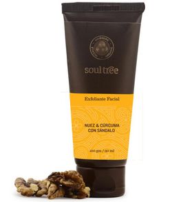 Exfoliante Facial Con Nuez, Curcuma Y Sandalo 100