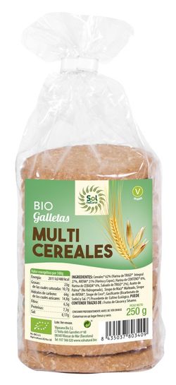 Galletas Multicereales Bio 250 G