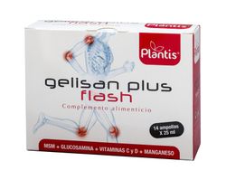 Gelisan Plus Flash Glucosamina + Curcuma + Msm 14
