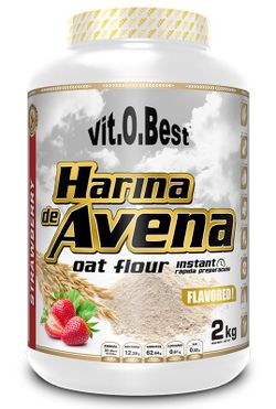 Harina De Avena 1 Kg Fresa