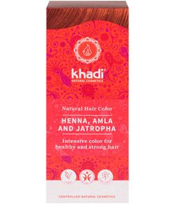 Henna Natural Amb Amla I Jatropha Vermell 100 G
