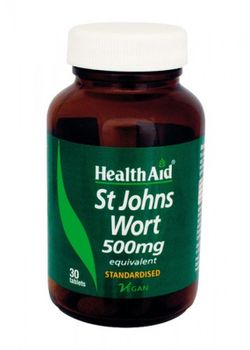 Hiperico (St.Johns Wort) 500mg 30 Comprimidos Health Aid
