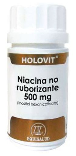Holovit Niacina No Ruborizante 500 Mg 50 Caps.