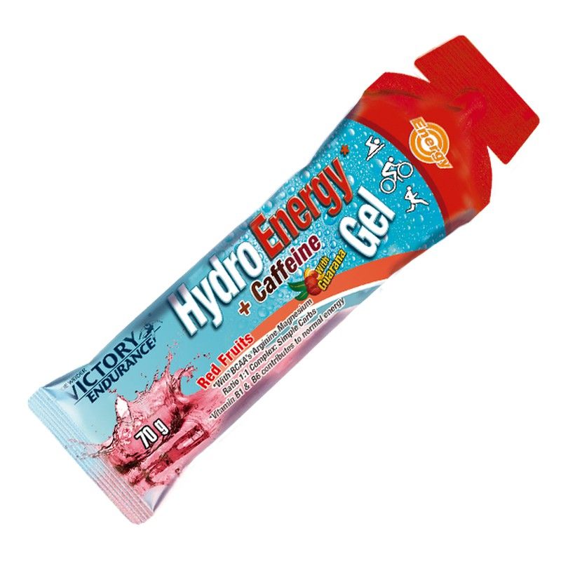Hydro Energy Gel  Red Fruit+ Cafeina 70 G