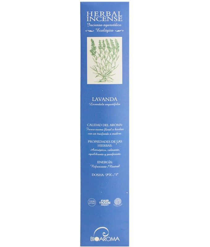 Incienso Eco Bioaroma De Lavanda 12 Varillas
