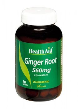 Jengibre 560mg 60 Comprimidos Health Aid