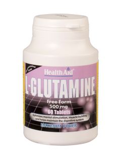 L-Glutamina 500mg 60 Comprimidos Health Aid
