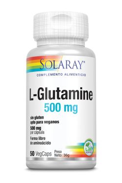 L Glutamine 500 Mg 50 cápsulas