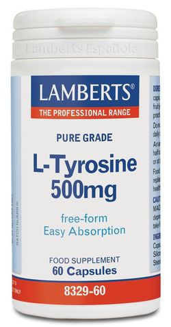 L-Tirosina 500 Mg 60 Caps
