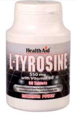 L-Tyrosina 550mg 60 Comprimidos Health Aid