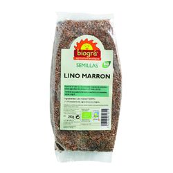 Lino Marron 250g Biogra Bio