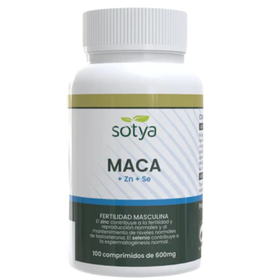 Maca + Zinc + Selenio 100 Comprimidos Sotya