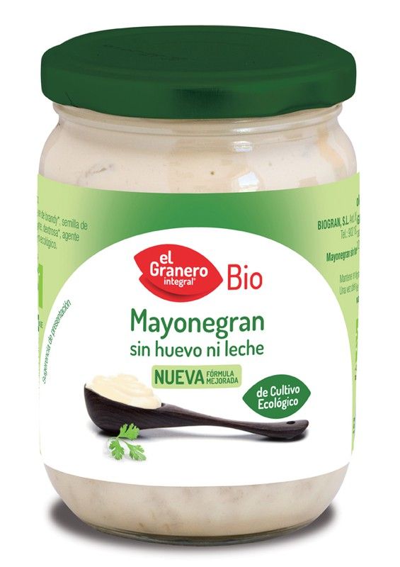 Mayonegran Mayonesa Sin Huevo Bio 247 Gramos