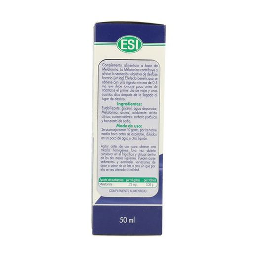 Comprar Melatonin Pura En Gotes 1,9mg 50ml ESI Melatonina Natural Per Dormir Nadons, Nens I Adults