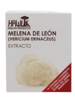 Melena De León (Hericium Erinaceus) Extracto Puro 60 Cápsulas Hawlik